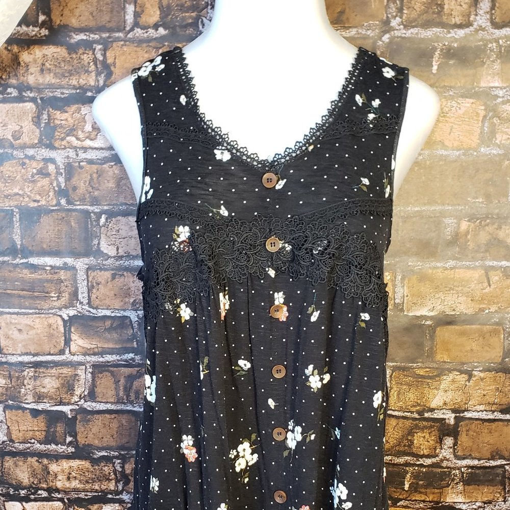 Maurices Black Baby Doll Tank